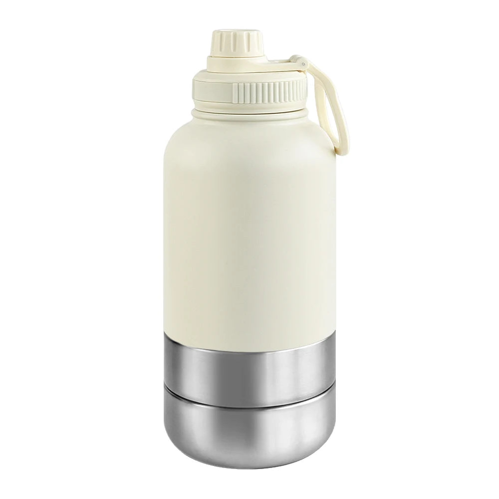 3 in 1 Stainless Steel Dog Travel Bottle 32oz