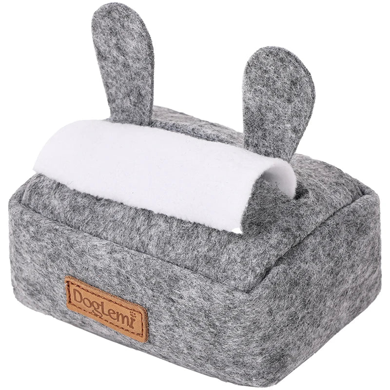 Dog Snuffle Tissue Box Toy