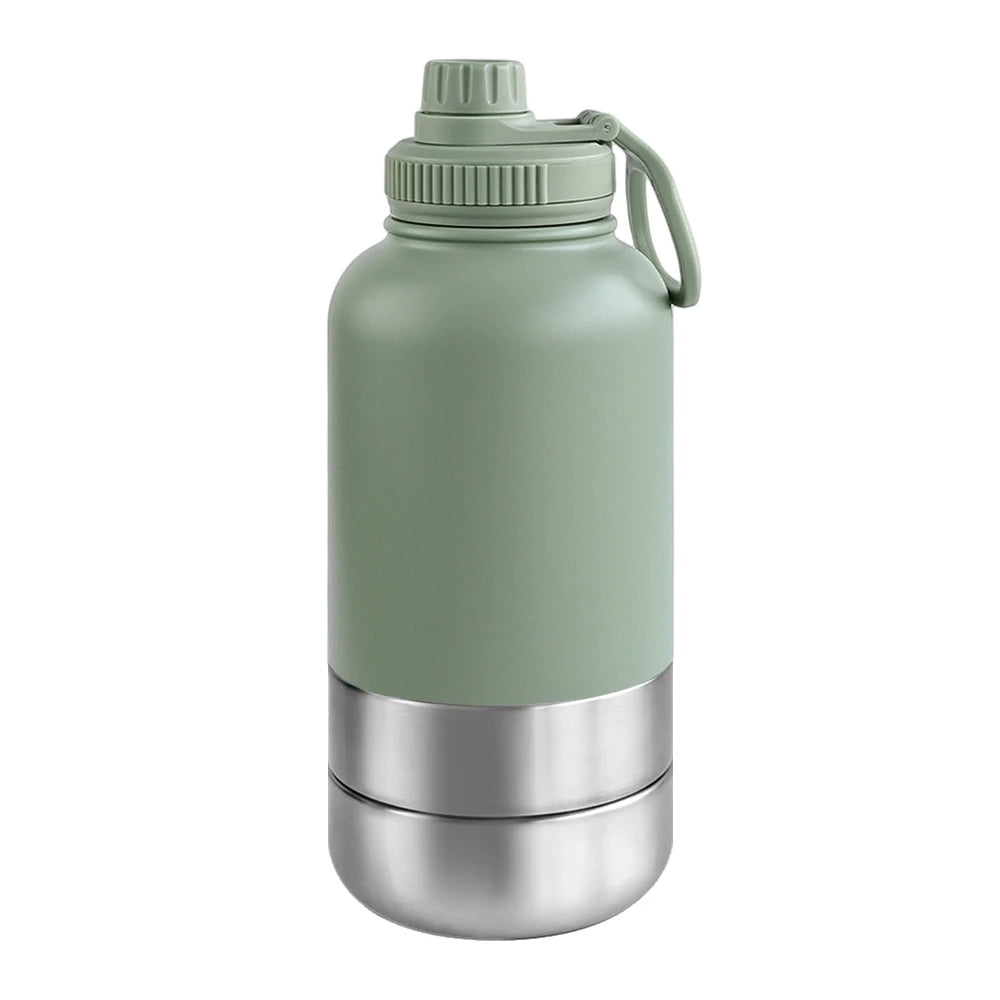 3 in 1 Stainless Steel Dog Travel Bottle 32oz