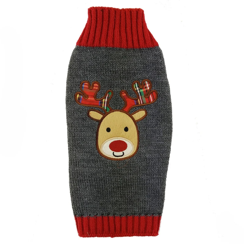 Christmas Knitted Dog Jumper