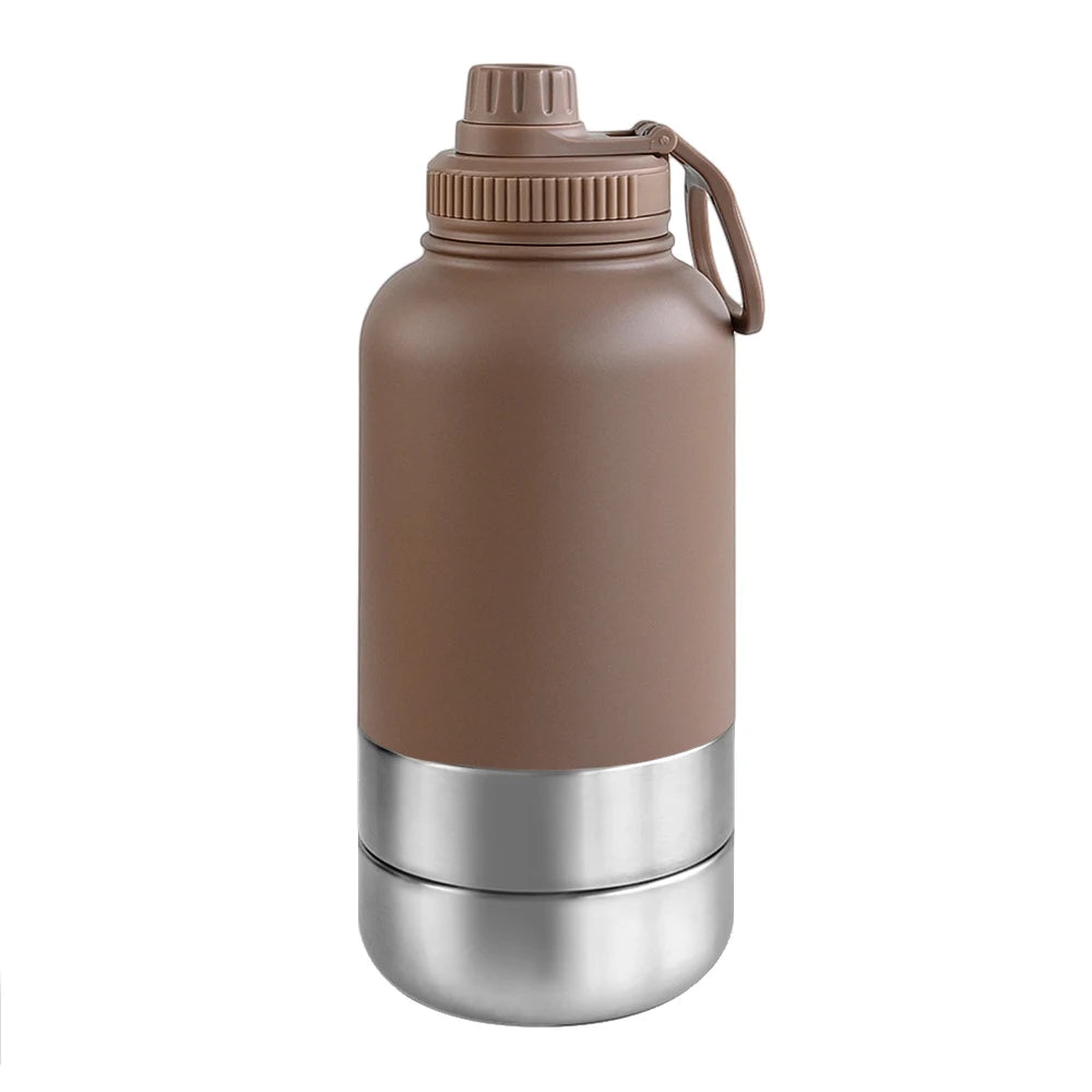 3 in 1 Stainless Steel Dog Travel Bottle 32oz