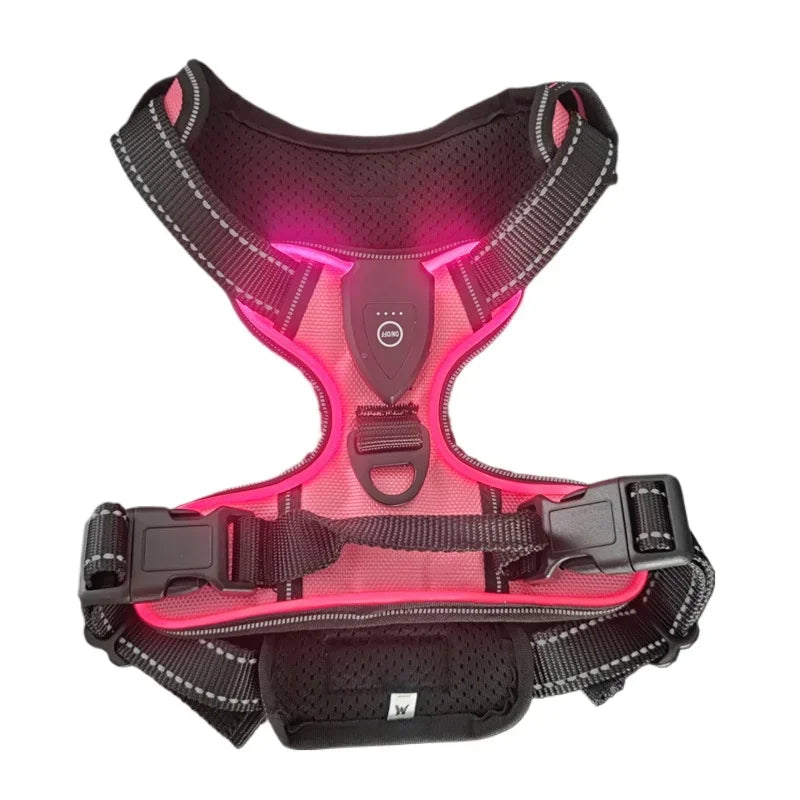 LED Dog Walking Harness