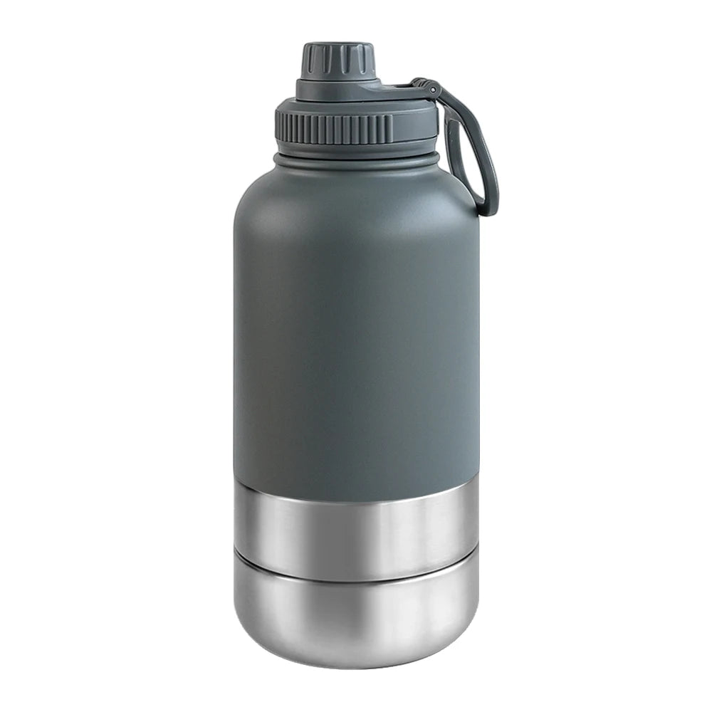 3 in 1 Stainless Steel Dog Travel Bottle 32oz