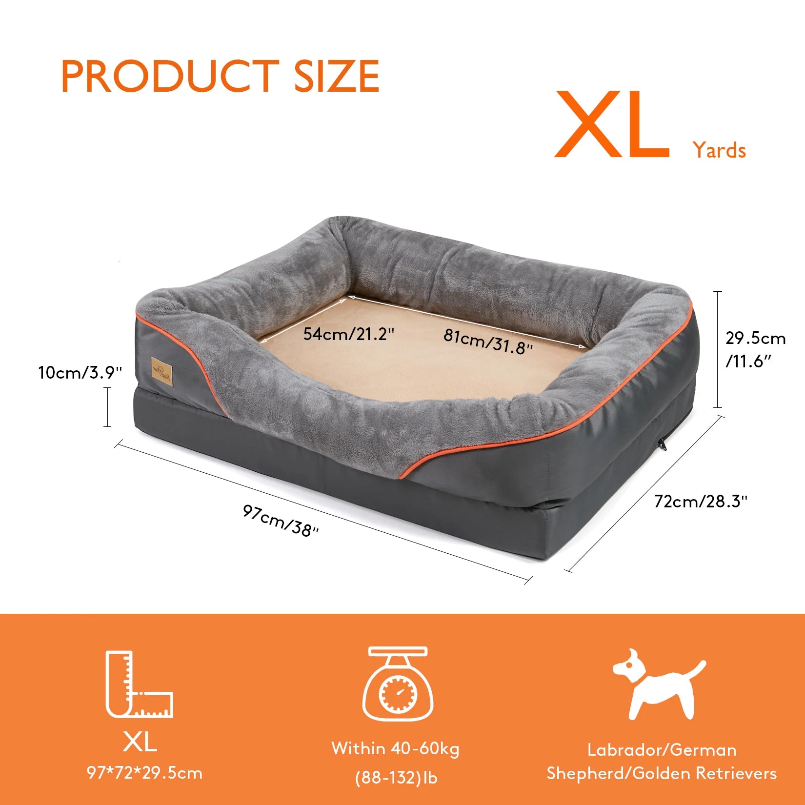 Jumbo Orthopaedic Dog Bed
