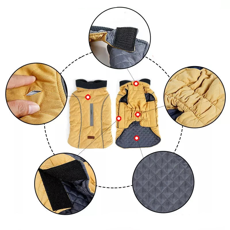 Quilted Outdoor Dog Jacket