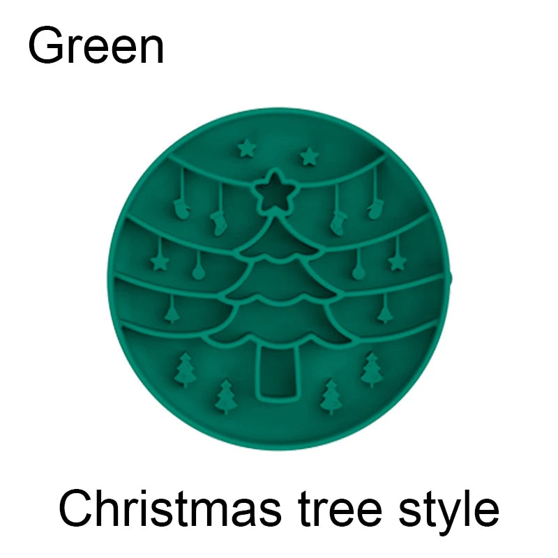 Christmas Slow Feeder Lick Mat