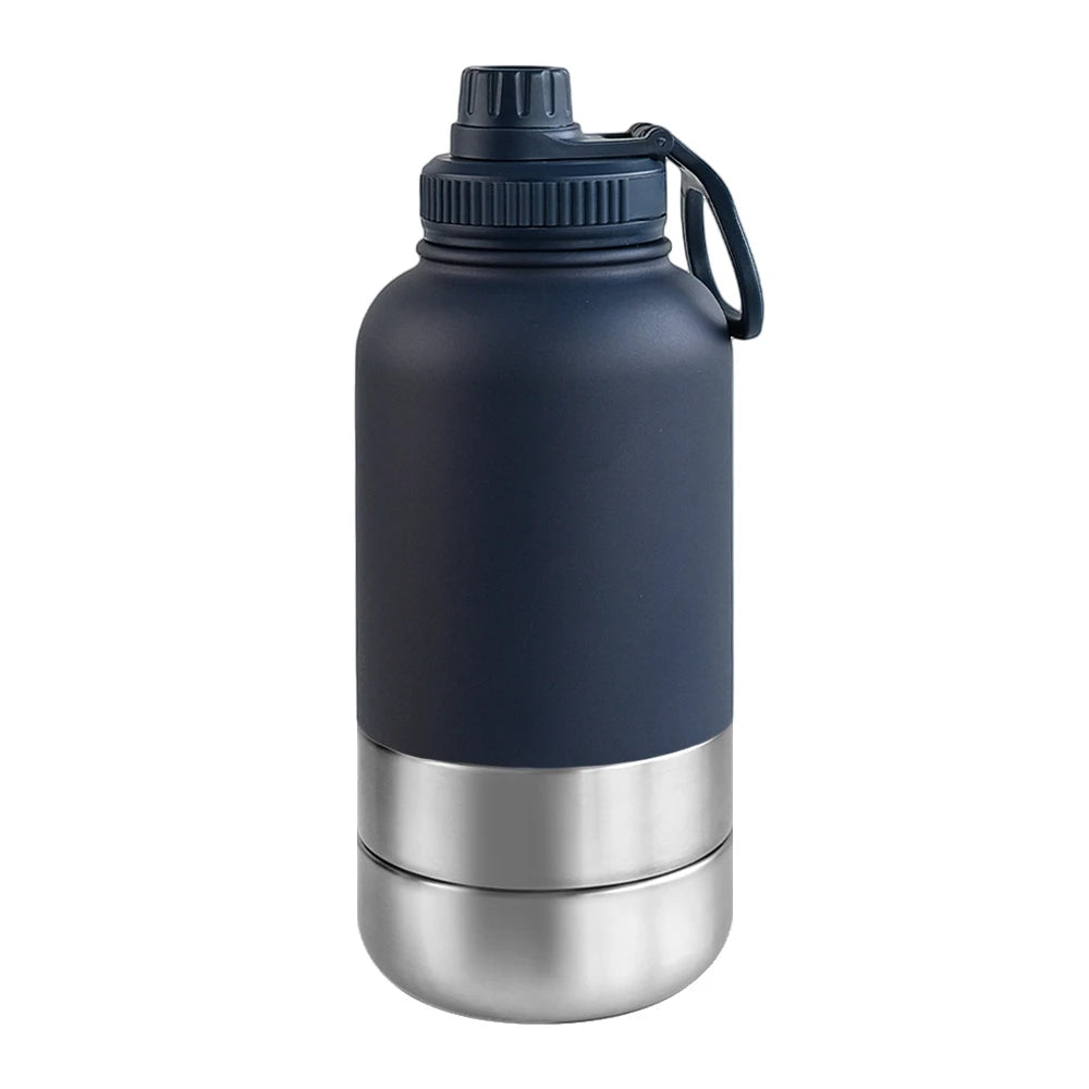 3 in 1 Stainless Steel Dog Travel Bottle 32oz