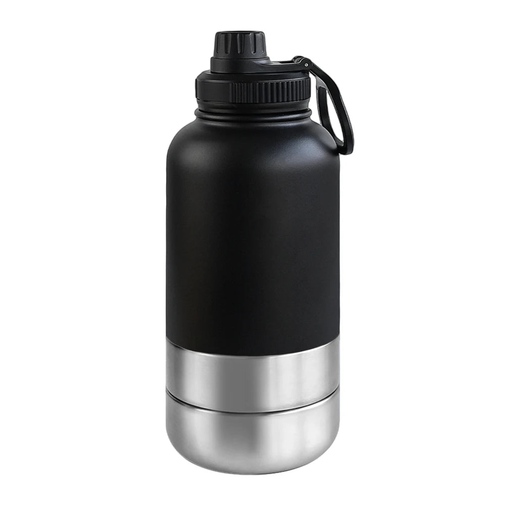 3 in 1 Stainless Steel Dog Travel Bottle 32oz