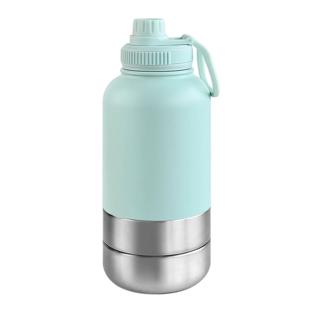 3 in 1 Stainless Steel Dog Travel Bottle 32oz