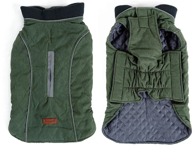 Quilted Outdoor Dog Jacket