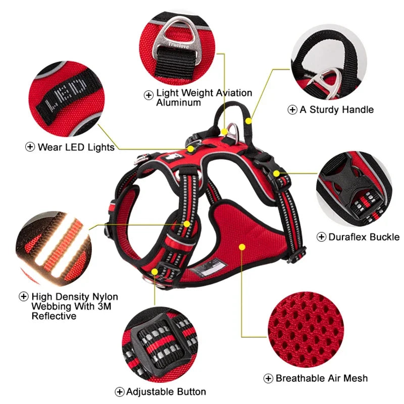 Truelove No Pull Reflective Dog Harness