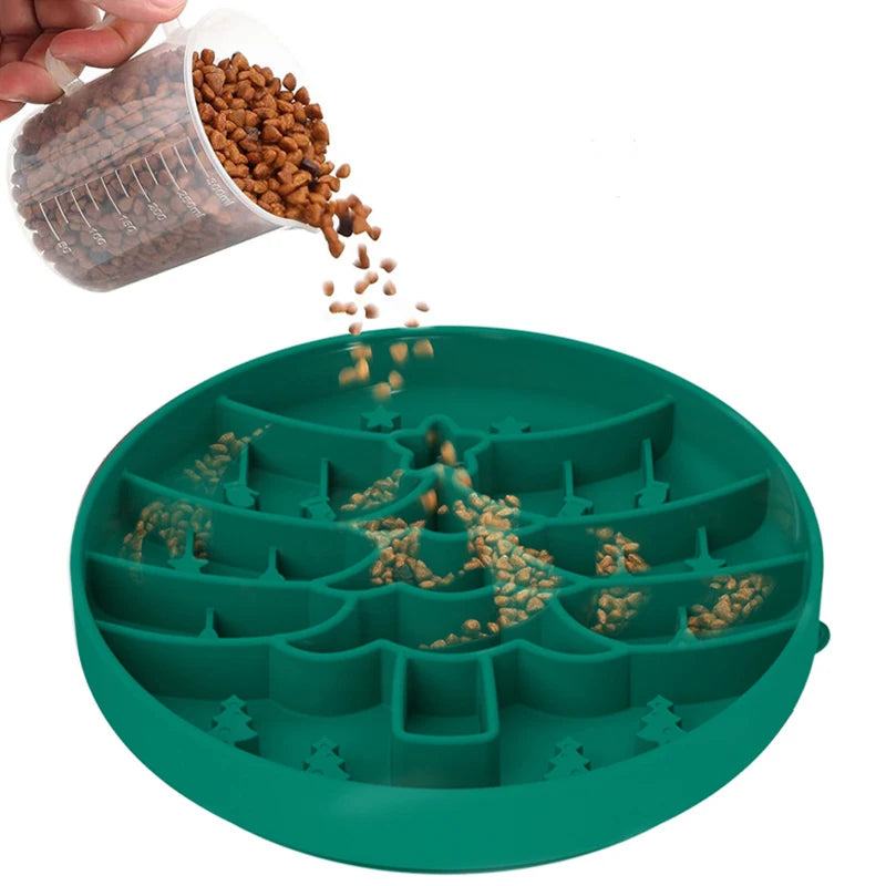 Christmas Slow Feeder Lick Mat