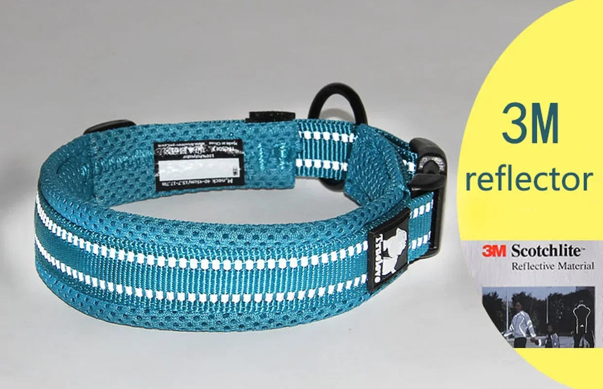 Truelove Reflective Mesh Padded Dog Collar