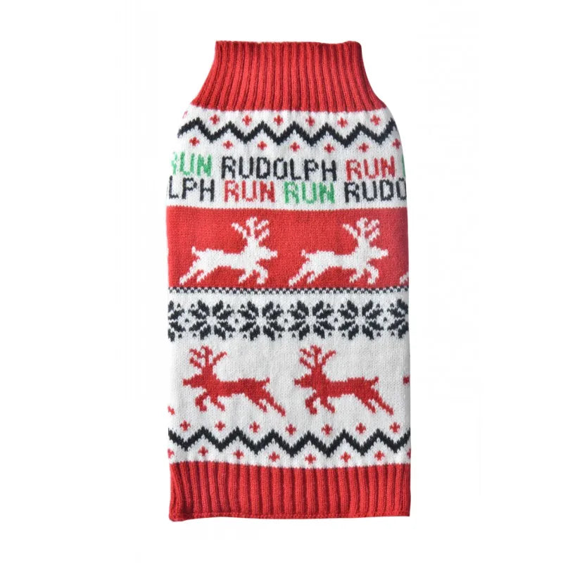 Christmas Knitted Dog Jumper