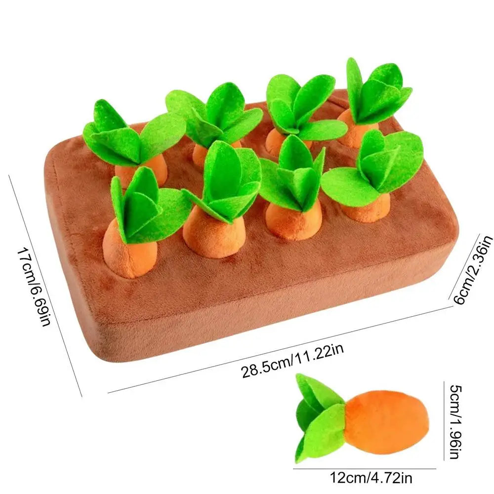 Carrot Farm Snuffle Dog Toy