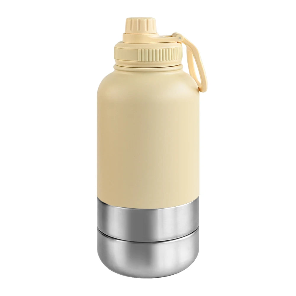 3 in 1 Stainless Steel Dog Travel Bottle 32oz