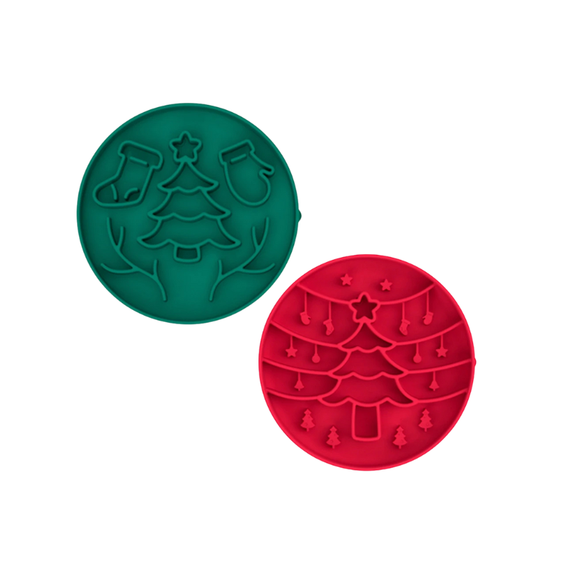 Christmas Slow Feeder Lick Mat